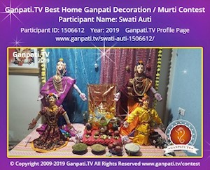 Swati Auti Home Ganpati Picture