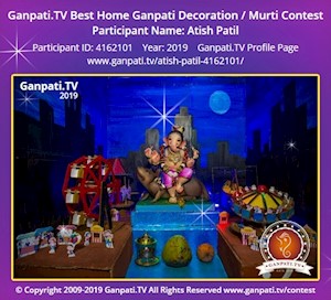 Atish Patil Home Ganpati Picture