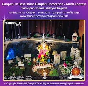 Aditya Bhagwat Home Ganpati Picture