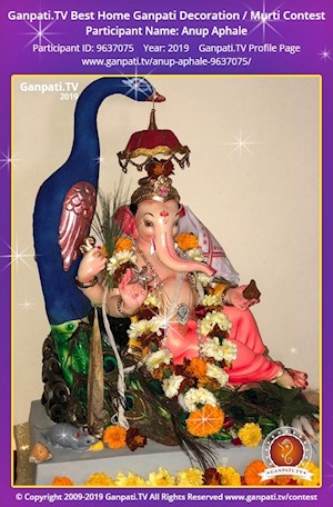 Anup Aphale Home Ganpati Picture